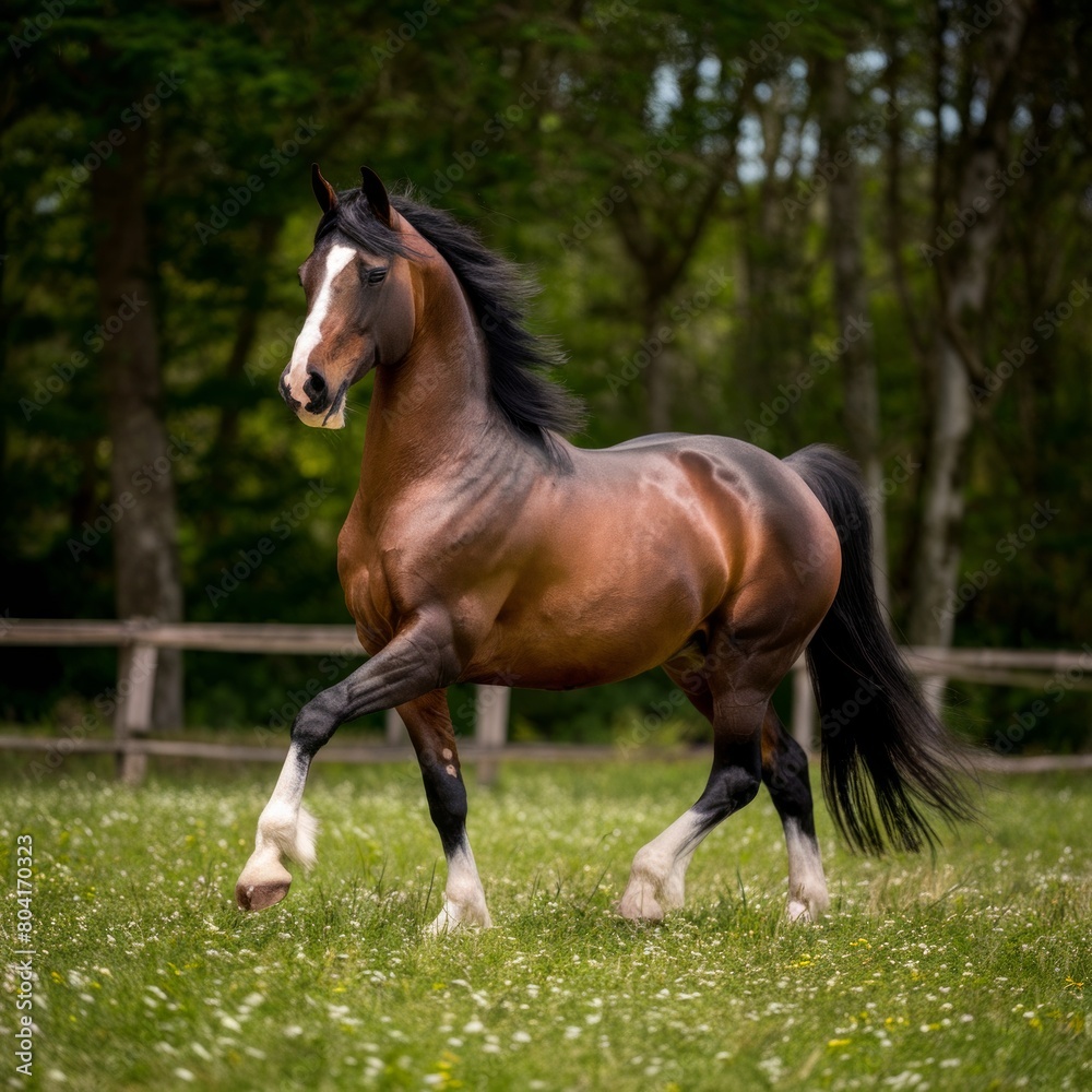 Beautiful Background and beautiful Horse Beautiful Background and beautiful Horse