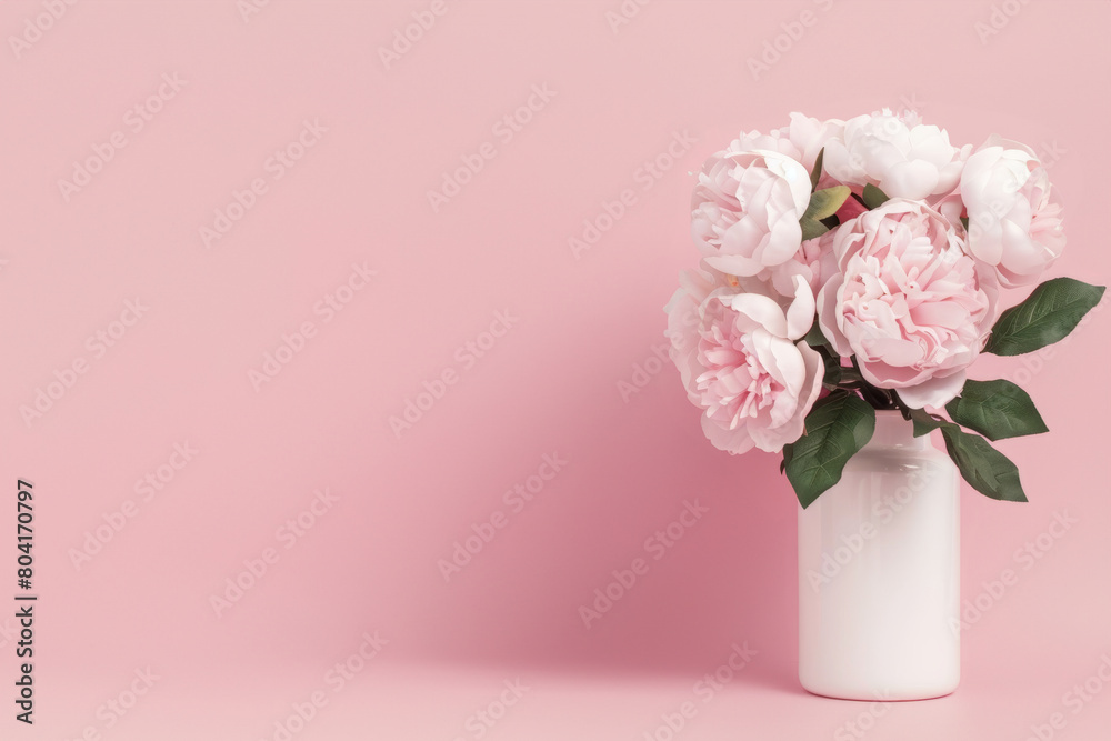 Beautiful bouquet of flowers. Holiday Background with flowers