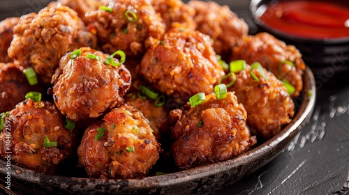 Fried Flavor Explosion: Indulge in the irresistible taste of fried meatballs, crispy bites of savory goodness that will leave you craving more.