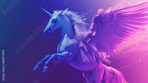 Fantasy art Pegasus