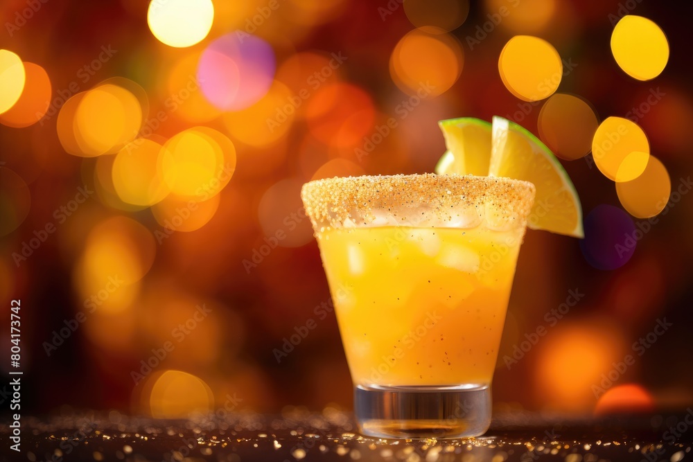 Mango Tango: Mango margarita in a tropical glass. Mango Tango: Mango margarita in a tropical glass.