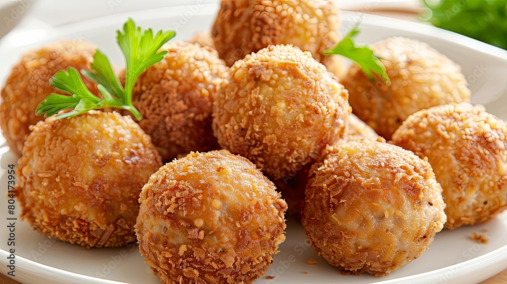 Golden Fried Delights: Crispy and golden, indulge in the savory goodness of fried meatballs, a delectable treat for any occasion. Golden Fried Delights: Crispy and golden, indulge in the savory goodness of fried meatballs, a delectable treat for any occasion.