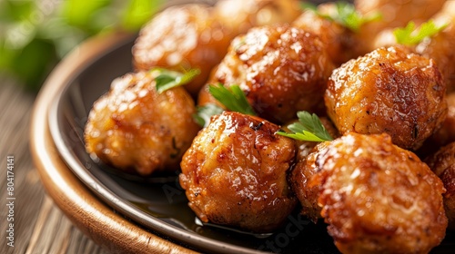 Golden Fried Delights: Crispy and golden, indulge in the savory goodness of fried meatballs, a delectable treat for any occasion.