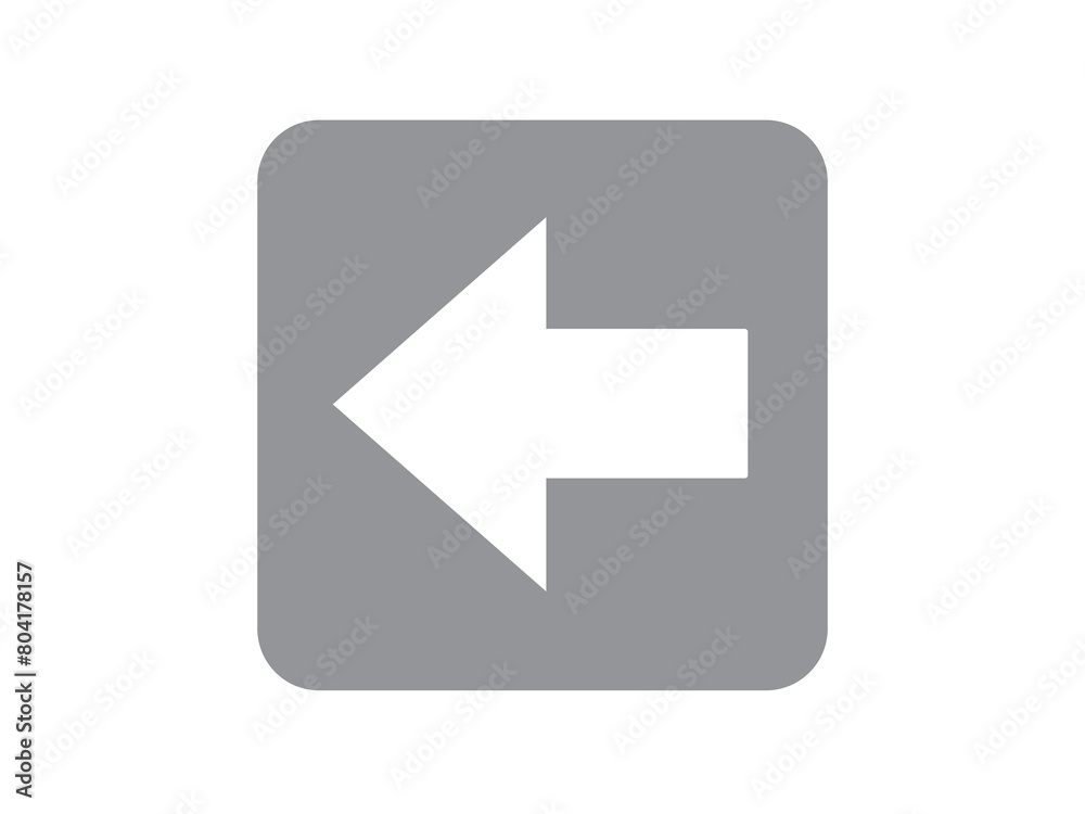 arrow left icon button design illustration. arrow left icon button design illustration.