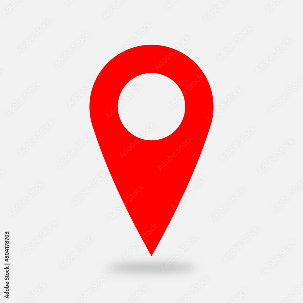 Vector GPS Location Map pin flat pointer icon logo. Vector GPS Location Map pin flat pointer icon logo.