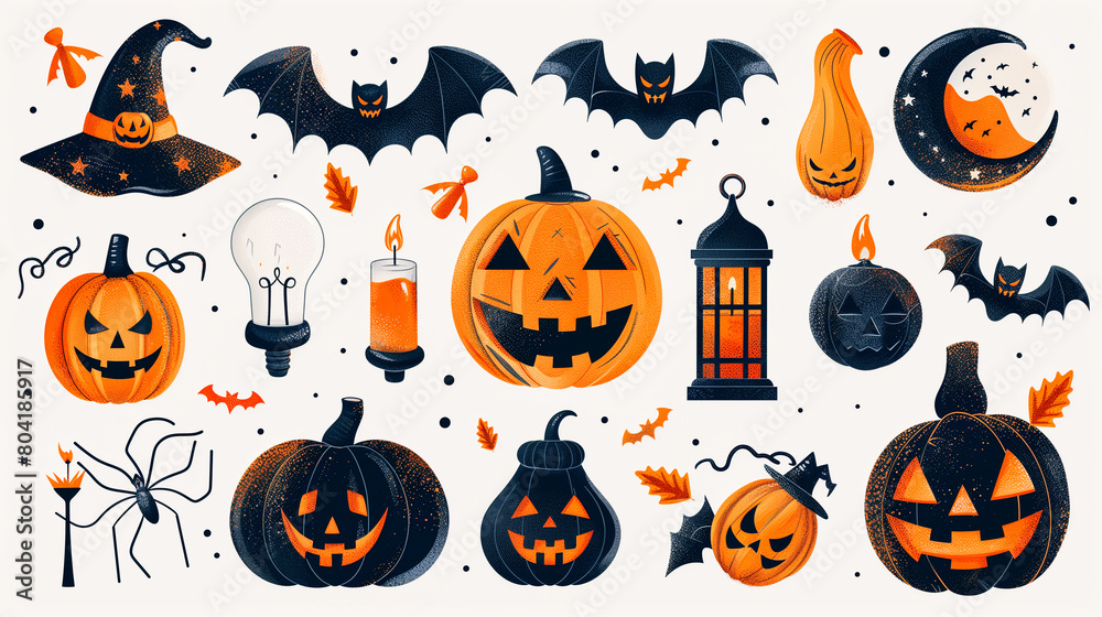 halloween seamless background