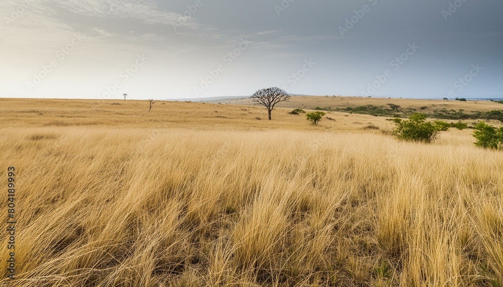 Fototapeta premium landscape with a tree and grass