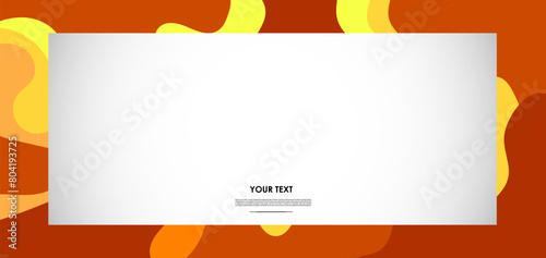 Vector colorful liquid abstract pattern for poster, banner, print, fabric and social media story with frame and border background