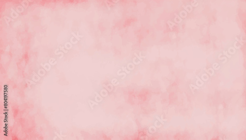 Abstract Rosy color or pink water color background with pink soft texture. Rosy  texture vector.  pink soft background texture.