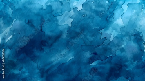 abstract watercolor blue painting texture background generative ai