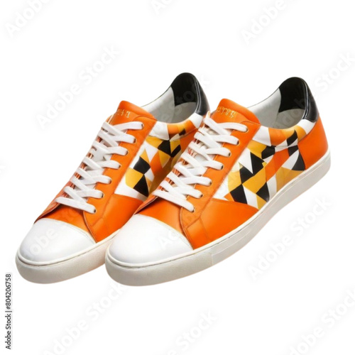  Fashionable stylish sneakers on Isolated transparent background png. generated with AI