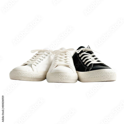  Fashionable stylish sneakers on Isolated transparent background png. generated with AI