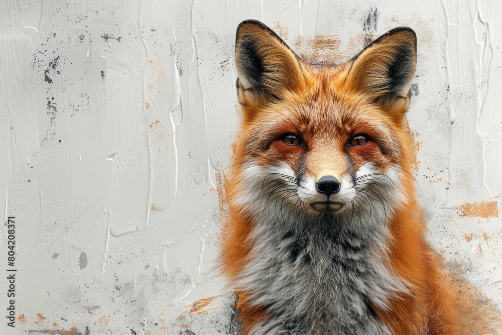 Obraz premium red fox vulpes