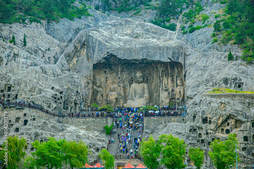 Luoyang City, Henan Province-Longmen Grottoes Historical Buildings photo
