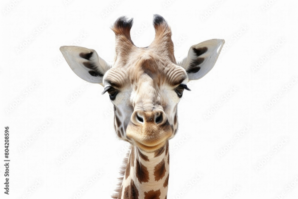 Obraz premium giraffe isolated on white