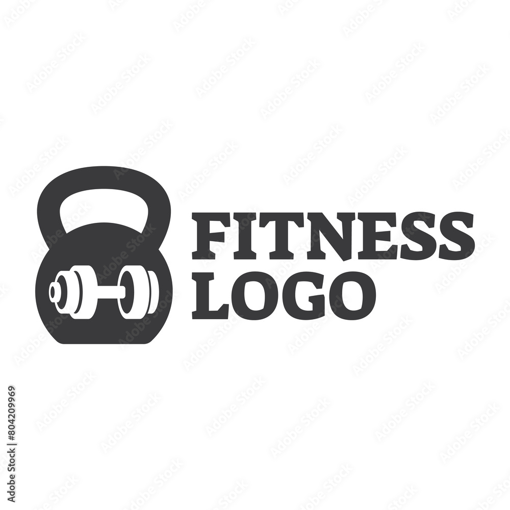 The kettlebell logo is suitable for fitness business symbols. The kettlebell logo is suitable for fitness business symbols.