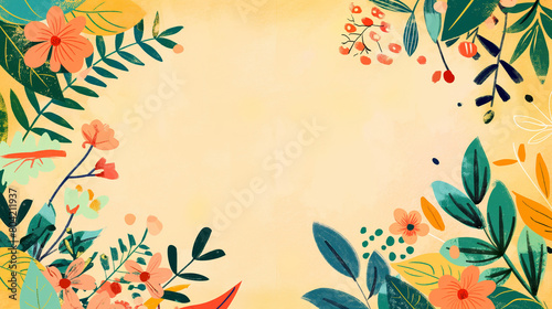 abstract floral background