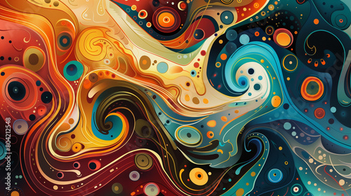 colored abstract background