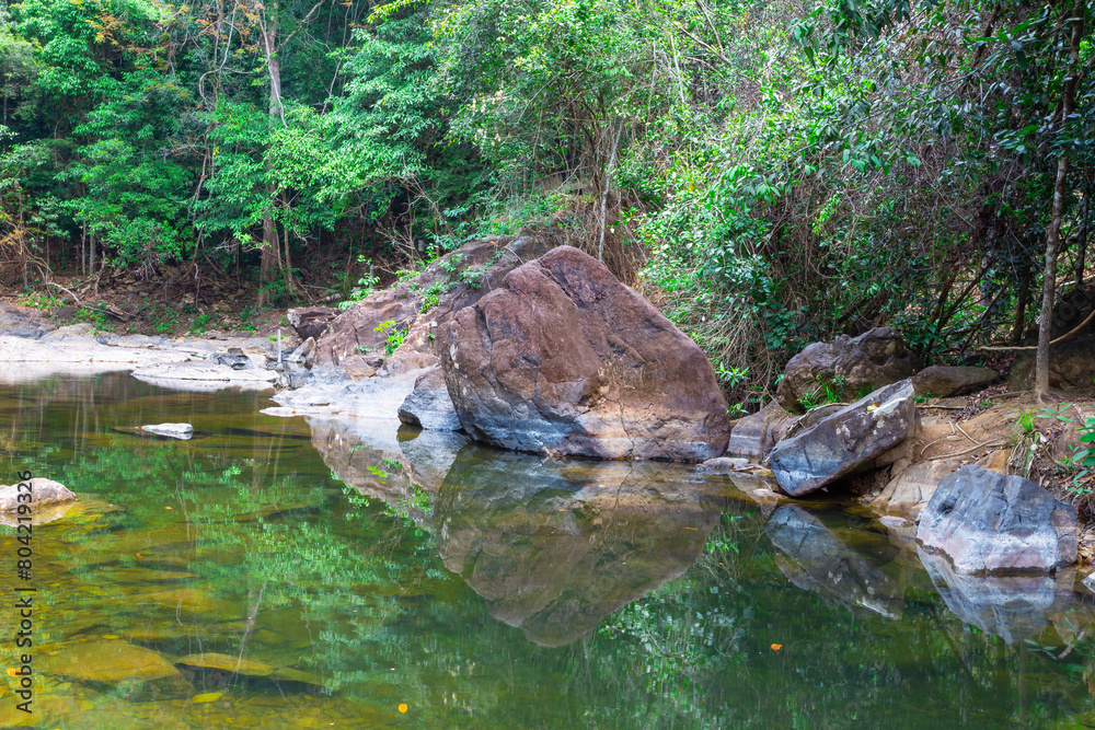 Stream in the tropical jungles of South East Asia Stream in the tropical jungles of South East Asia
