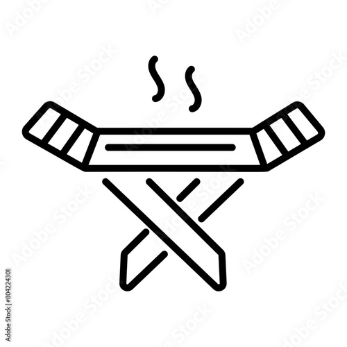 Here’s a linear icon of drying stand 