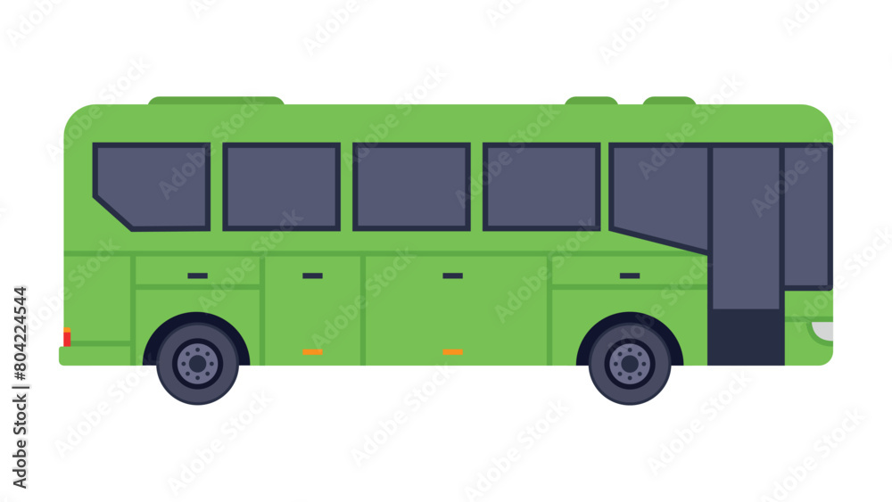Green intercity bus public transport 