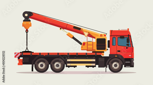 crane truck icon image Vector illustration. Vector style
