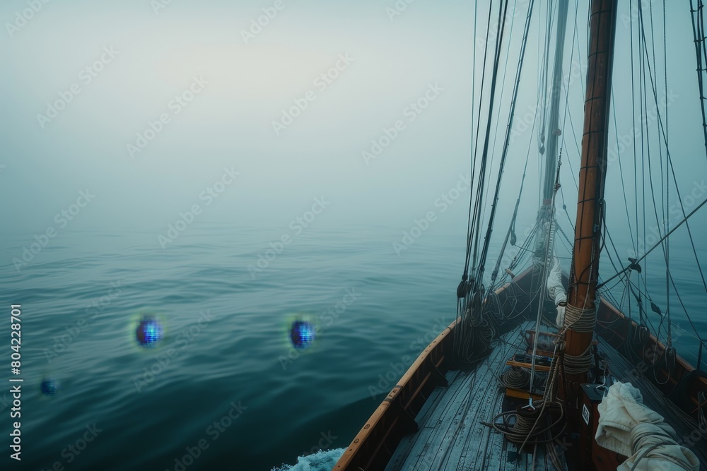Ocean Escape: Sailboat, Open Sea, Freedom, Adventure, Serene Ocean Escape: Sailboat, Open Sea, Freedom, Adventure, Serene