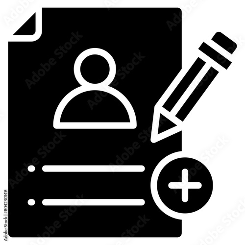 Registration  Icon Element For Design