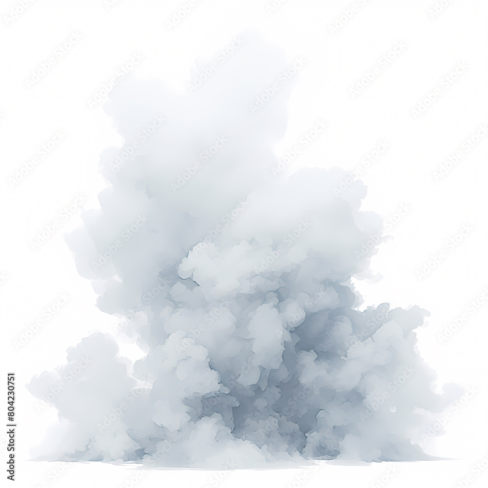 Powerful Vibrant Fogburst in Crisp High-Resolution Image