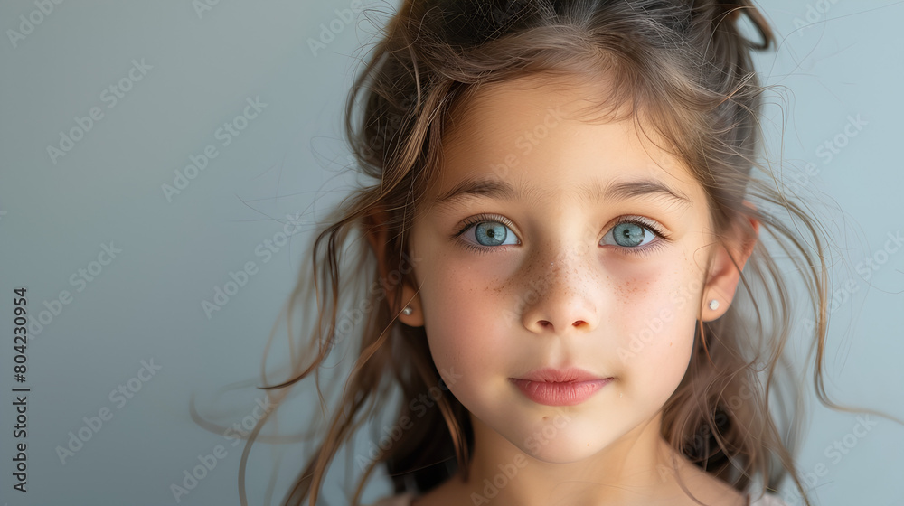 portrait of a girl with ear microtia
portrait of a girl with ear microtia