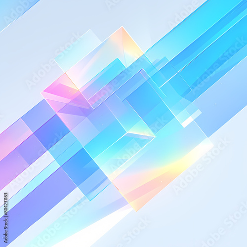 Vibrant and Stylized Image with a Full Spectrum Gradient  Perfect for Graphic Design and Advertising