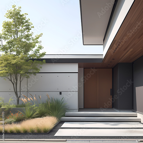 Modern Housefront Awaits Your Arrival - Experience the Elegance of Timeless Design photo
