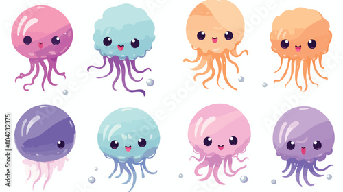 Cute jellyfish animal emotions tiny jellyfish