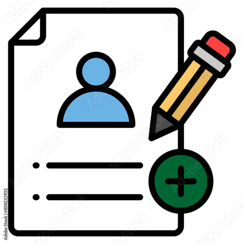 Registration  Icon Element For Design