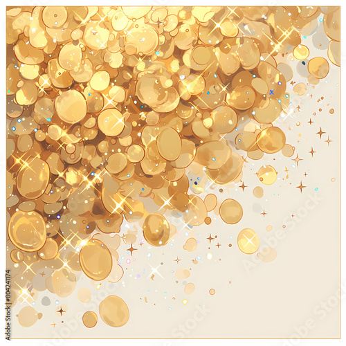 Make a Golden Statement: Shimmering Scatter of Glittering Gold for Business & Celebrations