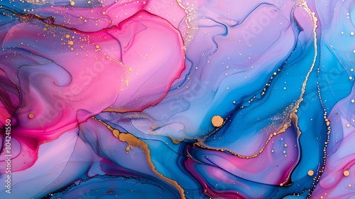 Wallpaper Mural Fluid Elegance of Swirling Alcohol Ink Marble Art Torontodigital.ca