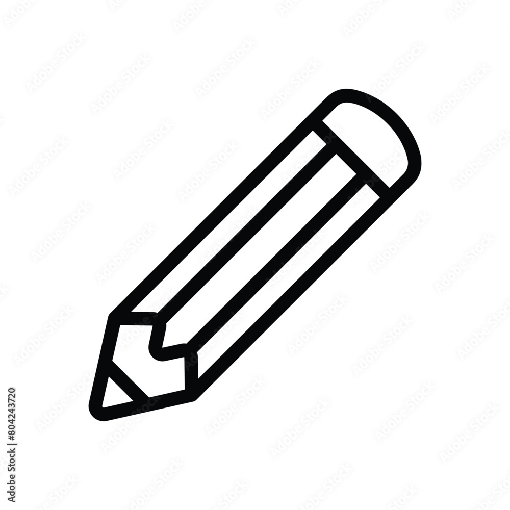 Fototapeta premium Pencile vector icon