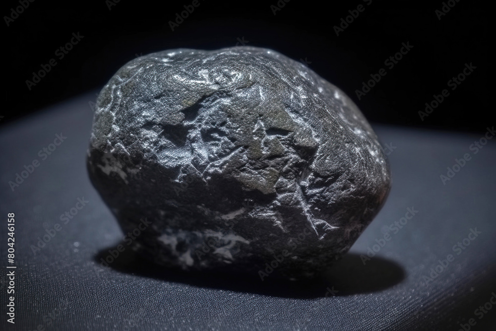 Ordezite fossil mineral stone. Geological crystalline fossil. Dark background close-up. Ordezite fossil mineral stone. Geological crystalline fossil. Dark background close-up.