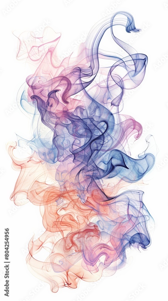 Enigmatic smoke tendrils in cool tones, illustrating the elusive nature of addiction and the journey towards recovery Enigmatic smoke tendrils in cool tones, illustrating the elusive nature of addiction and the journey towards recovery