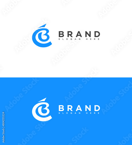 Cb, bc Letter Logo Icon Brand Identity Sign, Cb, bc Letter Symbol Template