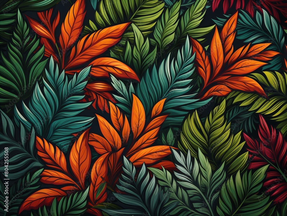 Vibrant verdant prints, dynamic seamless pattern, vector graphic for refreshing decorative wallpaper , vector and illustrations Vibrant verdant prints, dynamic seamless pattern, vector graphic for refreshing decorative wallpaper , vector and illustrations