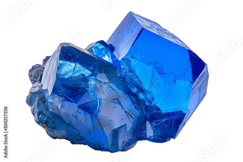 A unique and gleamy sapphire crystal photo