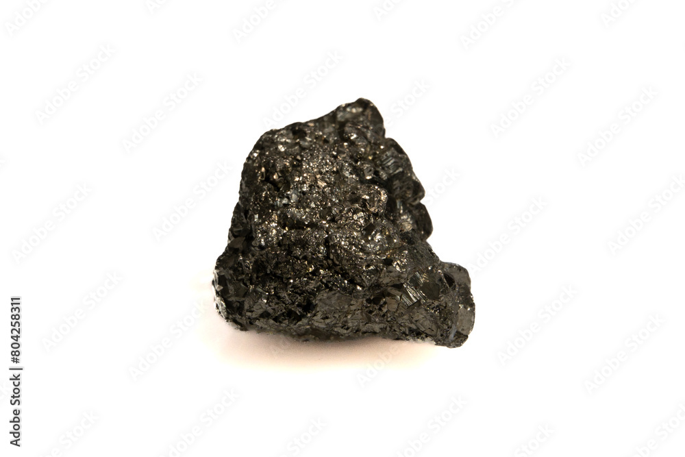 natural pyrite rough gem stone on the white background natural pyrite rough gem stone on the white background