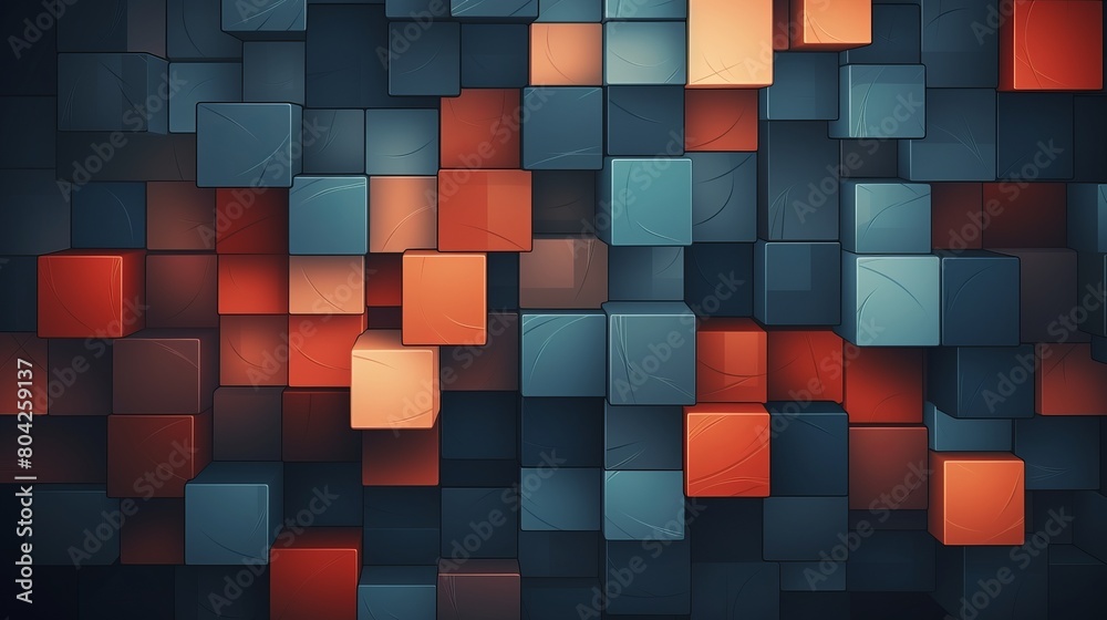 abstract background with cubes abstract background with cubes