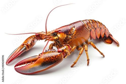 Pictures of lobster food An isolated picture of Indian cuisine on a white backdrop. Generative Ai