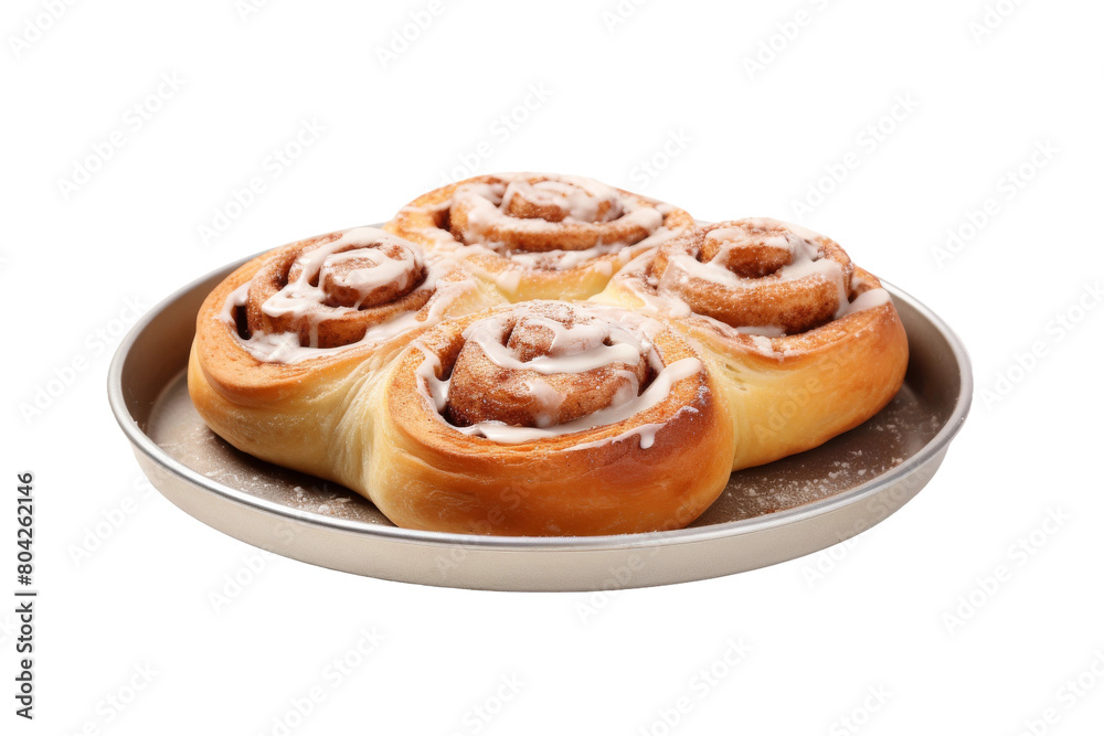 A Cinnamon Roll Haven. On a White or Clear Surface PNG Transparent Background. A Cinnamon Roll Haven. On a White or Clear Surface PNG Transparent Background.