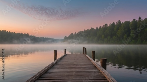 sunrise on the lake Dawn Serenity Tranquil Lakeside Morning