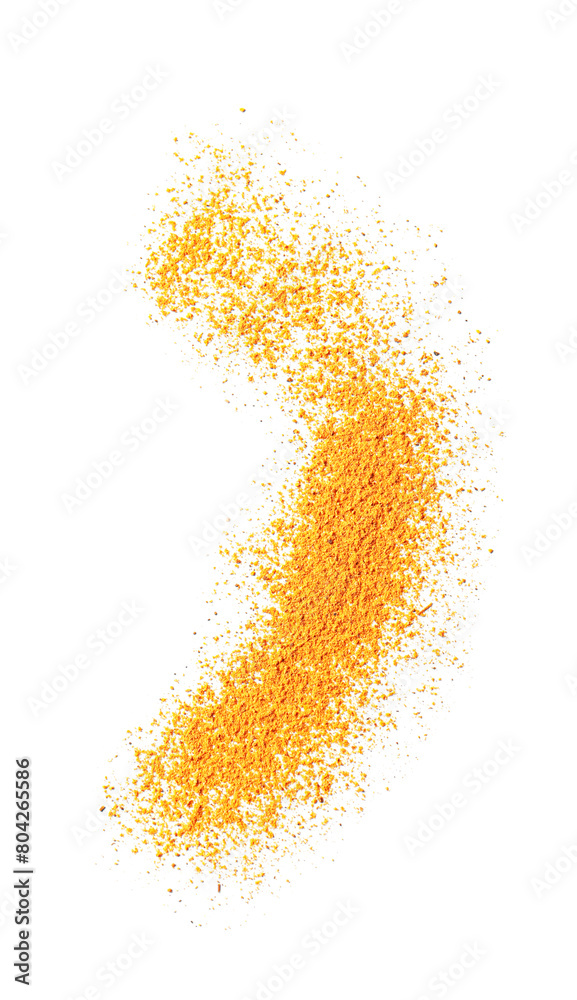 custom made wallpaper toronto digitalDry curry powder isolated on white, top view