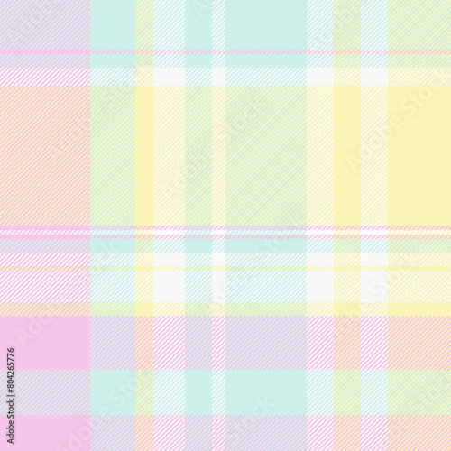 Vector tartan pattern of texture fabric seamless with a check plaid background textile.