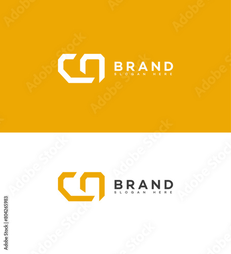 CN, NC Letter Logo Icon Brand Identity Sign, CN, NC Letter Symbol Template